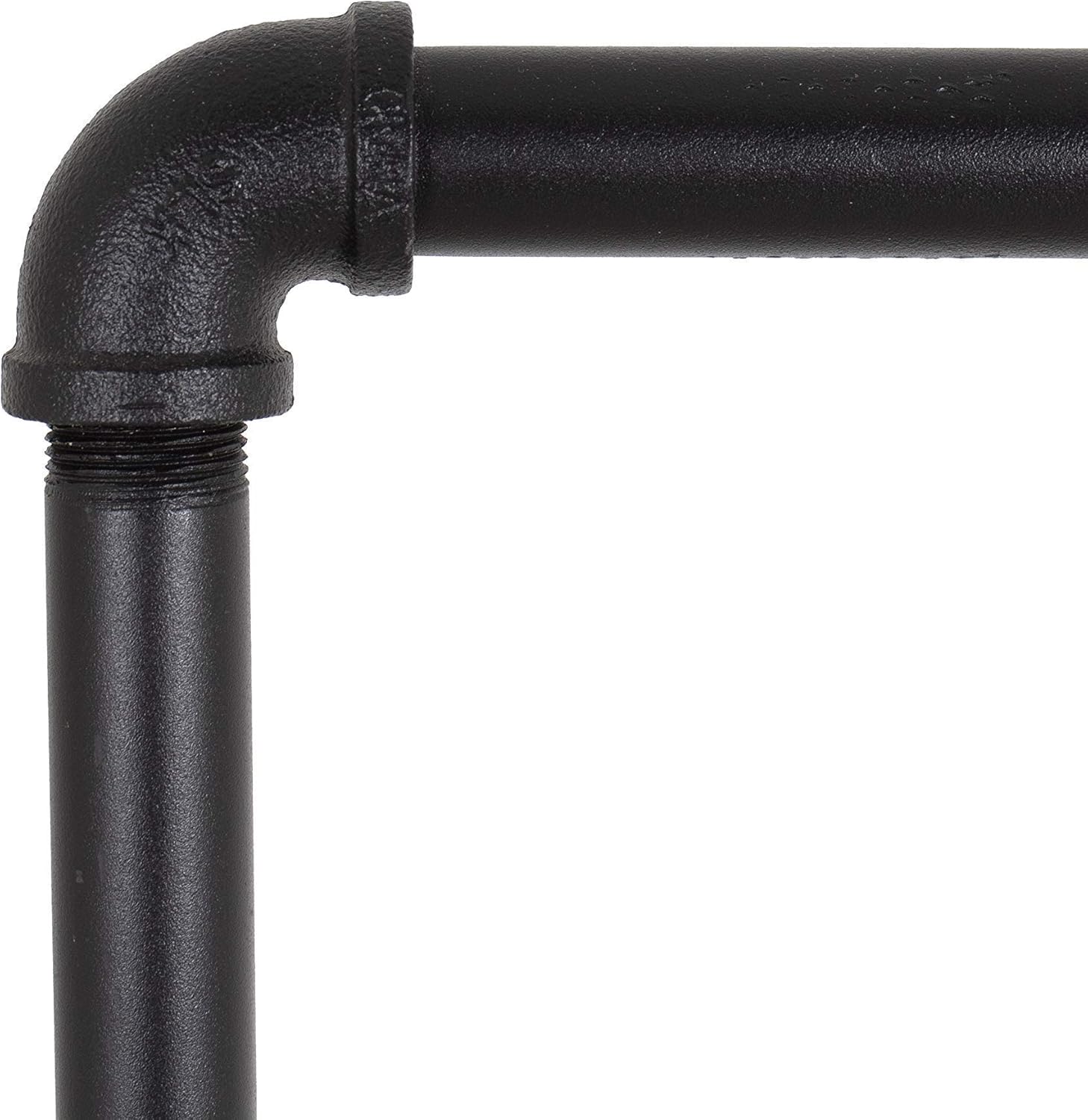 Industrial Pipe Double Rail Clothing Rack by William Robert's Vintage