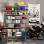18" Deep x 60" Wide x 86" Height Wire Shelving Kit | 8-Tier | NSF Commercial Storage Rack Unit
