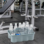 6-Pack Plastic Cleaning Storage Caddy, Cleaning Supply Carry Caddy, Gray