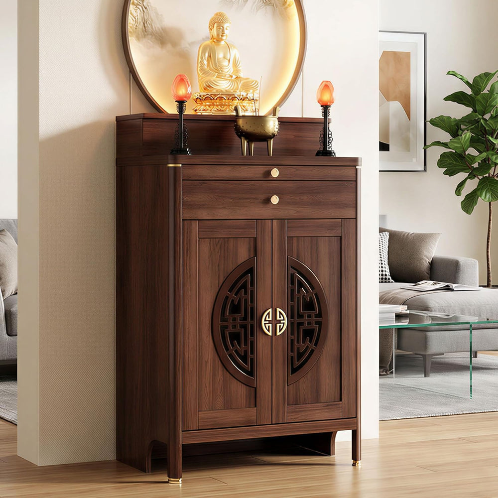 Personal Shrine Altar Table, Buddhist Altar De Muertos De Madera, Solid Wood ...