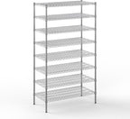 21" Deep x 42" Wide x 74" Height Wire Shelving Kit | 8-Tier | NSF Commercial Storage Rack Unit