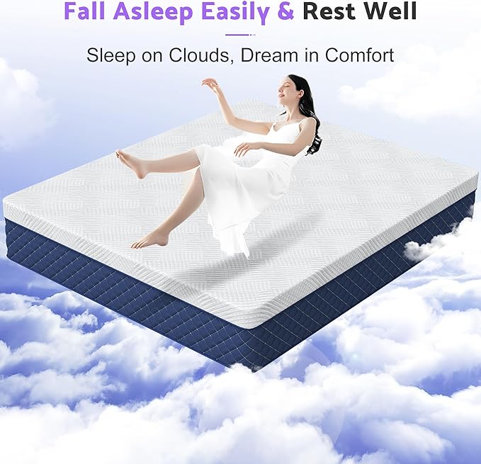 Twin XL Mattresses, 12 Inch Hybrid Twin XL Mattress in a Box, Memory Foam and Individual Pocket Spring Breathable Comfort for Sleep Supportive and Pressure Relief, CertiPUR-US, 39"*80"*12"
