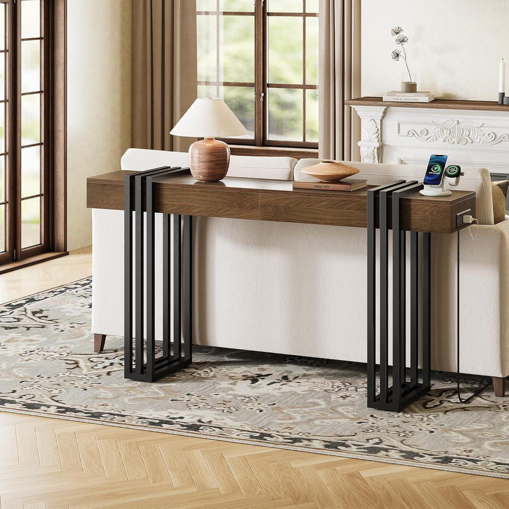 63" Long Console Table for Entryway - Behind Couch Table for Living Room...