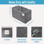 VENO 10 Pack Moving and Storage Bags, Heavy Duty, Alternative to Moving Boxes, Large Packing Totes Supplies for College Dorm Room with Zipper for Clothes, Wide Open Design (Dark Gray, 10 Pack)
