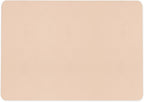 Nekmit Leather Desk Blotter Pad 17 x 12 Inches, Flat, Non-Slip, Waterproof, Apricot