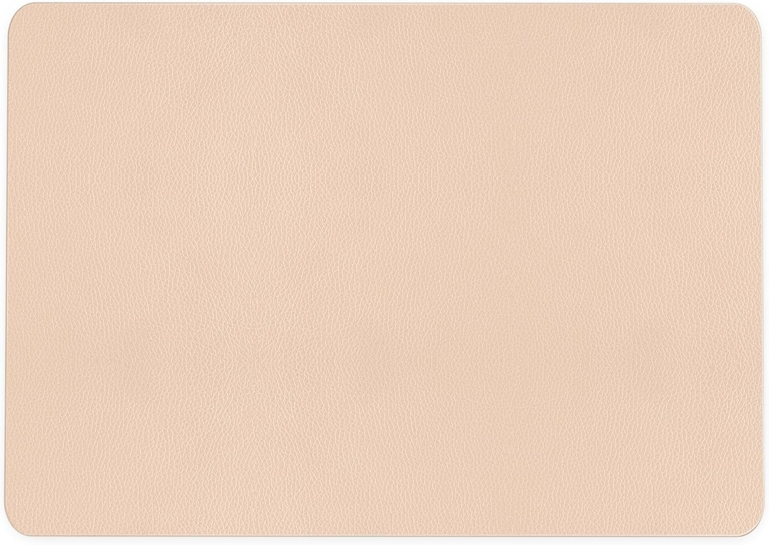 Nekmit Leather Desk Blotter Pad 17 x 12 Inches, Flat, Non-Slip, Waterproof, Apricot