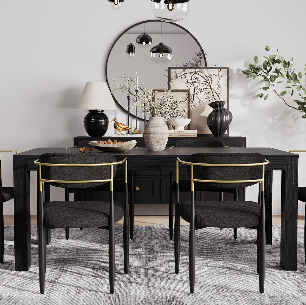 Baysitone Dining Chairs Set of 2 Mid-Century Modern Upholstered Boucle Dining...