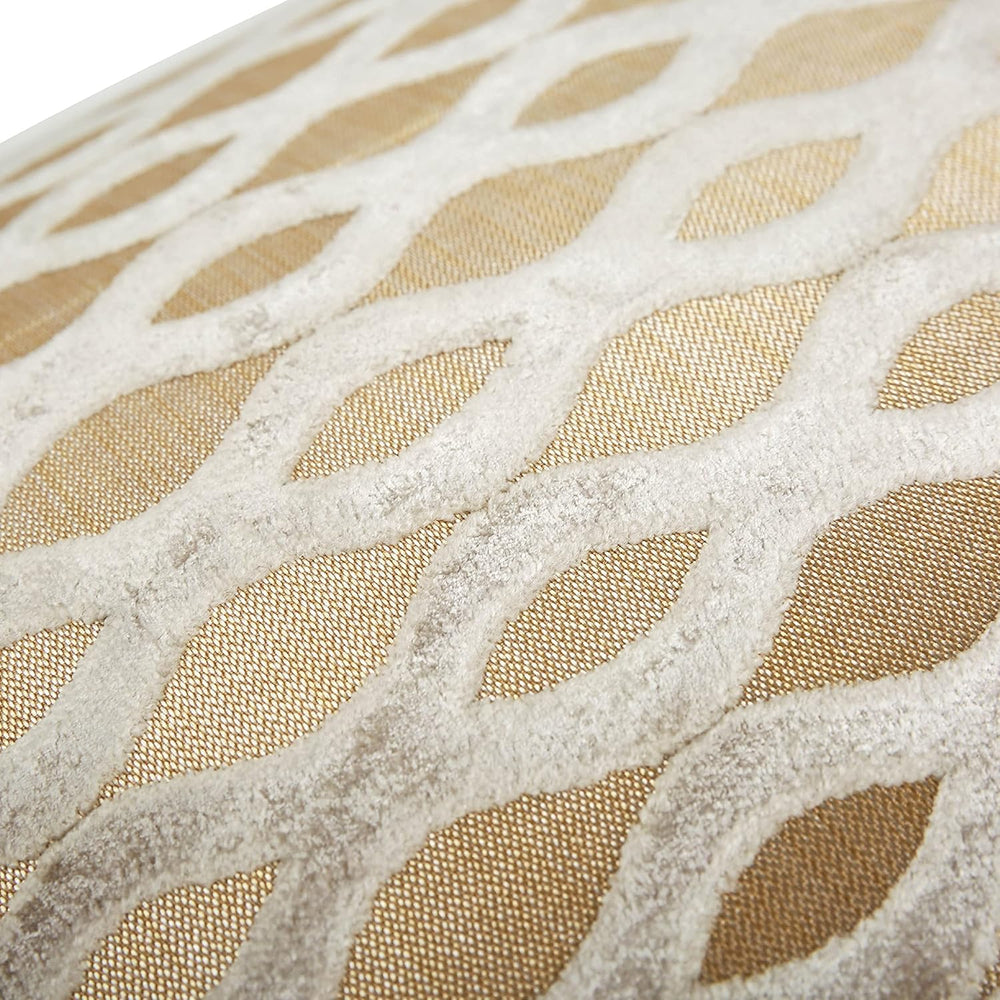 22x22 Beige Pillow Covers, Gold Cushion Throw Velvet Covers ,Velvet Beige Gol...