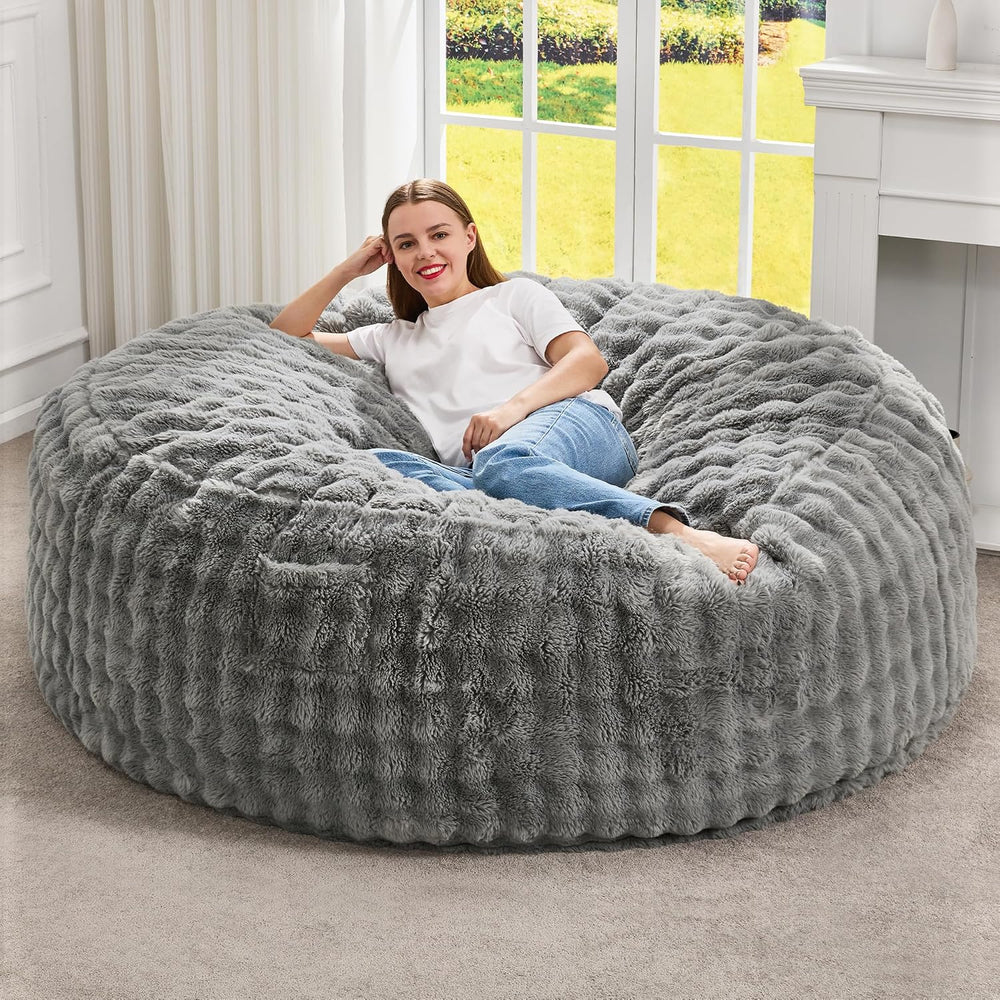 Hobestluk Adults Bean Bag Chair 5FT Big BeanBag Chair Giant Large Oversized |...