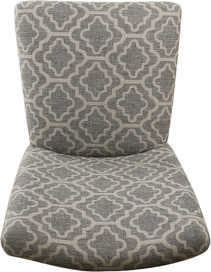 HomePop Parsons Classic Upholstered Accent Dining Chair, Pack of 2, Grey