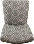 HomePop Parsons Classic Upholstered Accent Dining Chair, Pack of 2, Grey