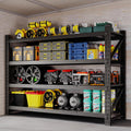 60" W Storage Shelves 5000lbs Garage Metal Shelving Heavy Duty Garage Shelves Adjustable Storage Shelves for Industrial, Factory, (60" W X 24" D X 70" H)