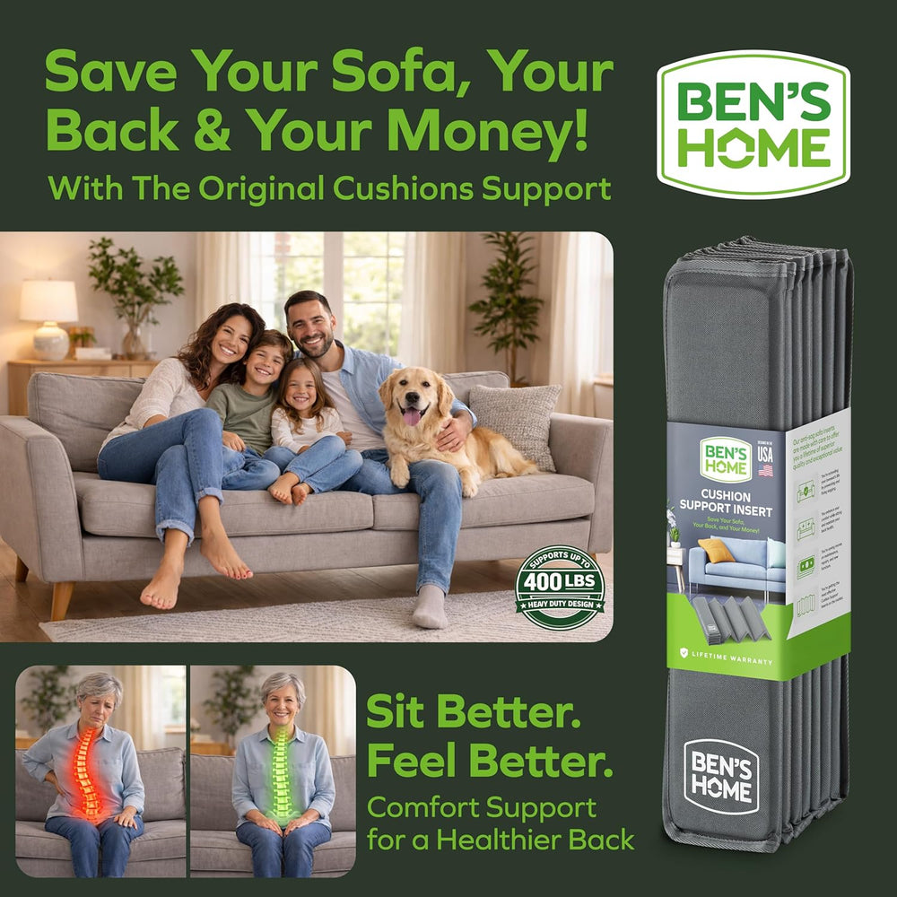 BEN'SHOME® Deep Couch Cushion Support, Fix Sagging Sofas | 68-81" x ...
