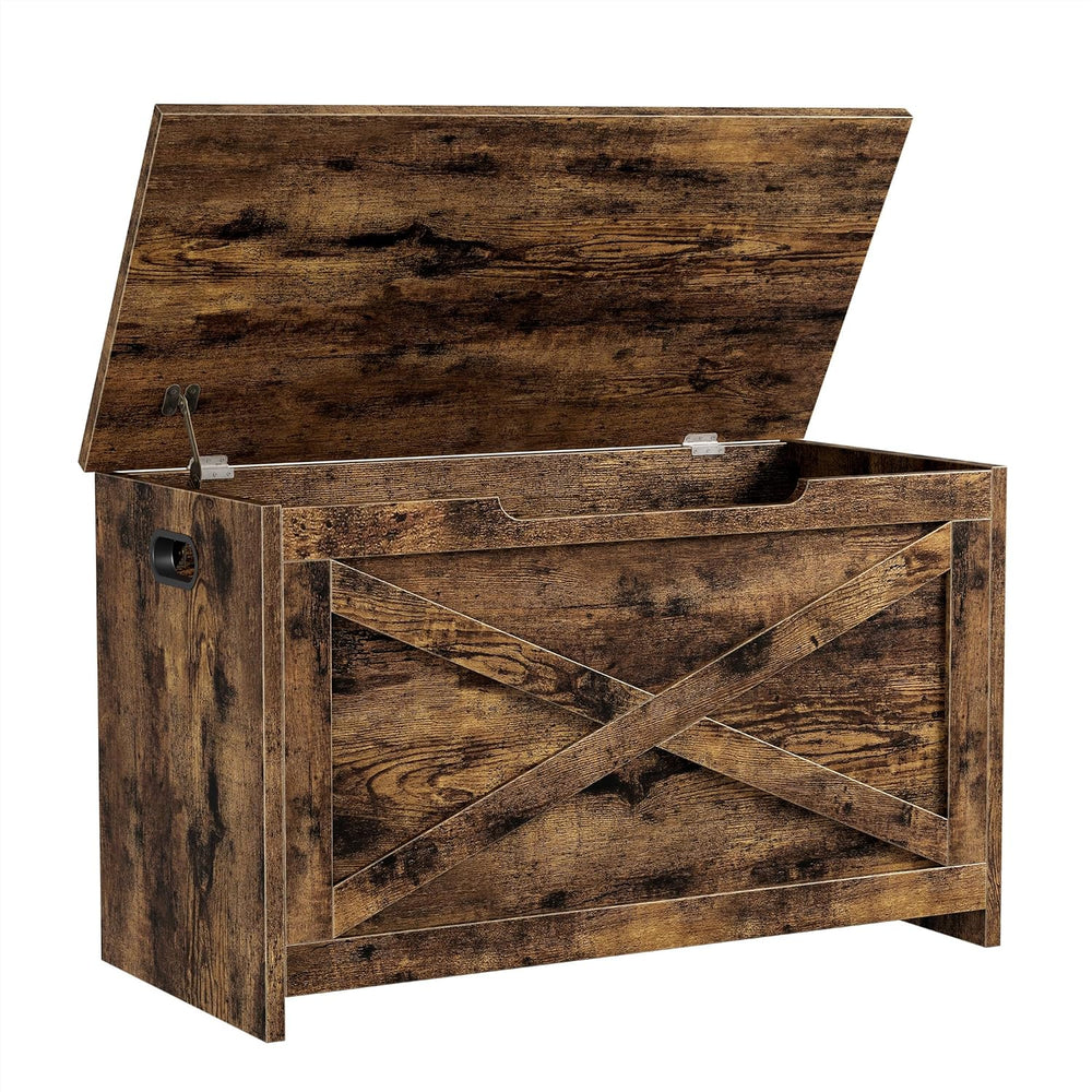 GAOMON 30" Storage Chest, Storage Bench with Safety Hinge | Farmhouse St...