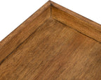Kate and Laurel Lowry Farmhouse Wood Ladder Shelf; 18 x 14 x 58; Natural Wood; Decorative Modern Leaning Shelf for Storage and Display