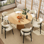 Kitchen Dining Chairs Set of 2 Modern Upholstered Leather Farmhouse Dining Room Chair with Metal Legs, Black/Beige