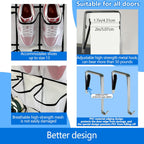 over the door shoe organizer,2025 upgraded,shoe organizer,35 Huge pockets,over door shoe organizer,Store size 13 shoes,shoe organizer,Strong material,hooks Suitable for various doors,White/black