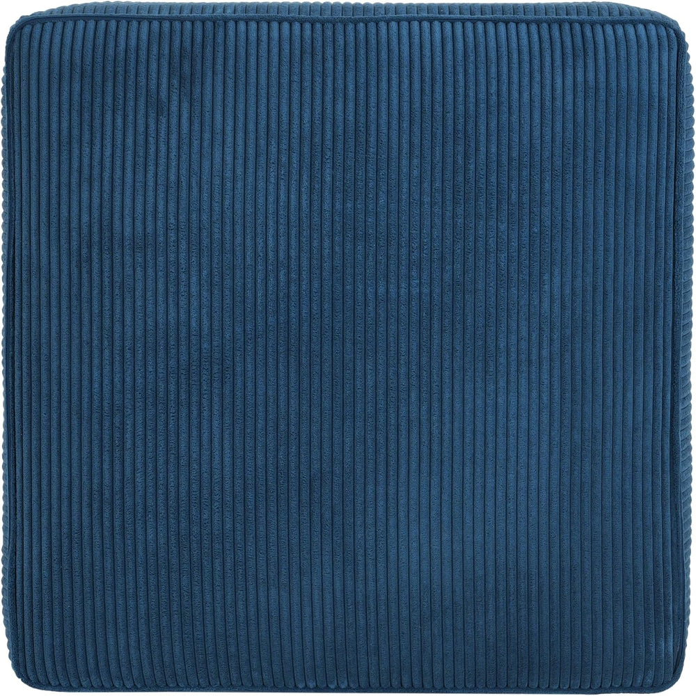 Christopher Knight Home Isa Corduroy Ottoman Footstool, Square Pouf Poufee Fo...
