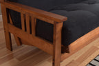 Kodiak Furniture Monterey Futon Set, No Drawers, with Barbados Base and Oregon Trail Java Mattress