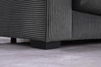 Evan L Shape sectional Sofa for Living Room, Apartment, Bedroom, Office