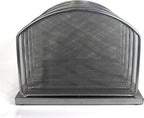 Huron 6-Slot Vertical Organizer, Black Steel Mesh