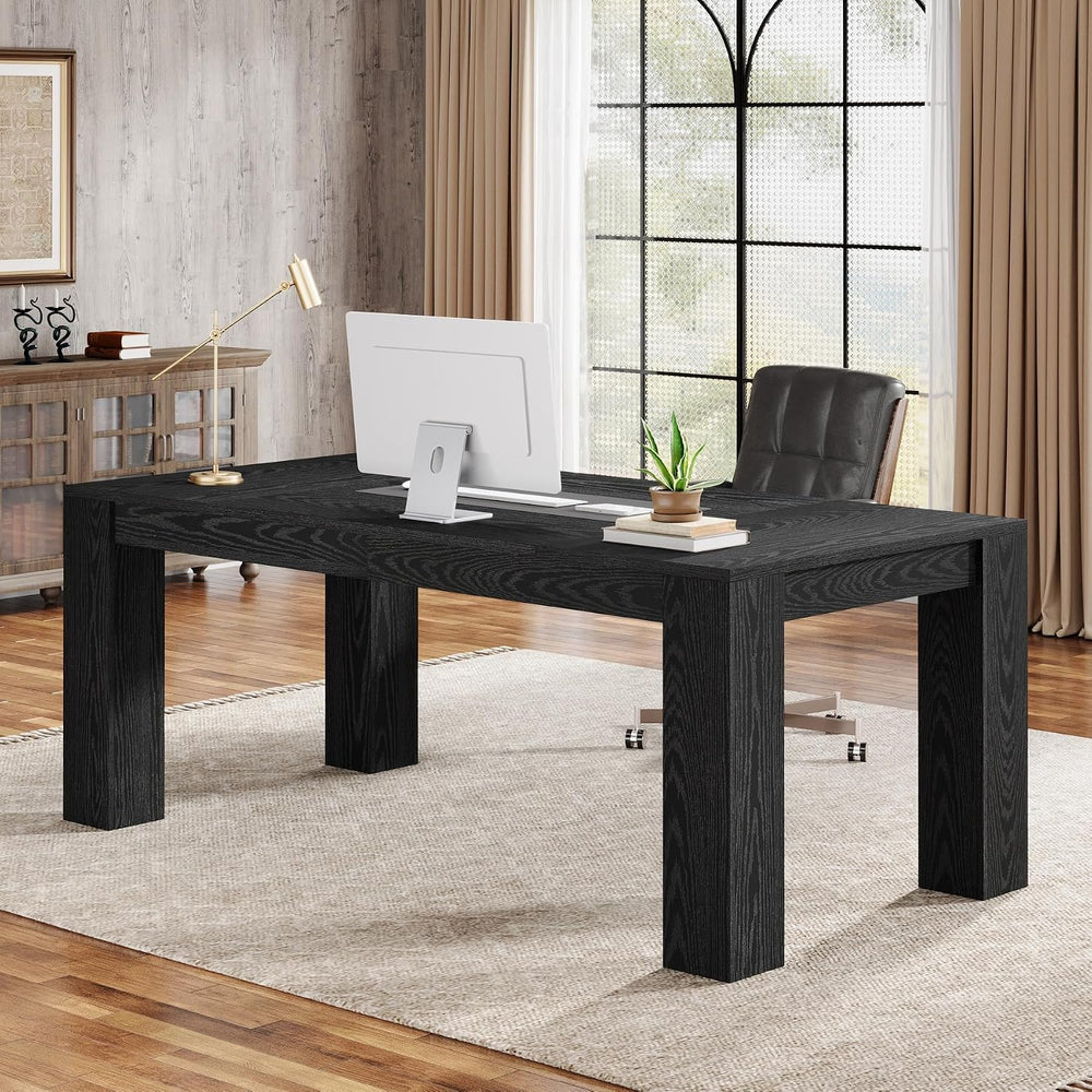 Tribesigns 63-Inch Executive Desk, Large Office Computer Desk, Simple Worksta...
