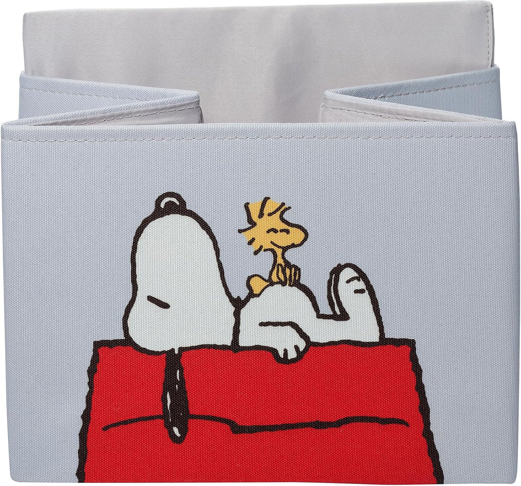 Lambs & Ivy Snoopy Foldable/Collapsible Storage Bin/Basket Organizer w/ Handles