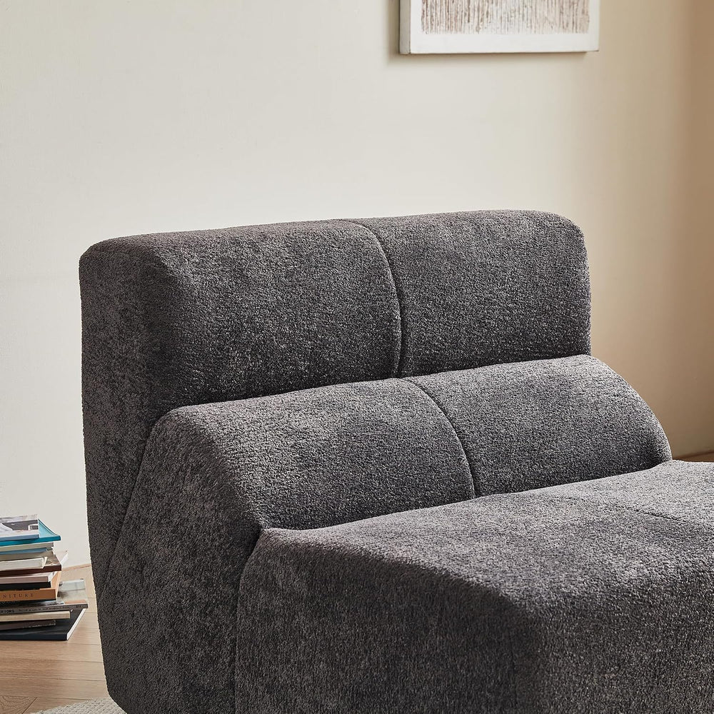 Fireside Chair, Modern Comfy Raindrop Velvet Fabric Bean Bag Chairs, Upholste...