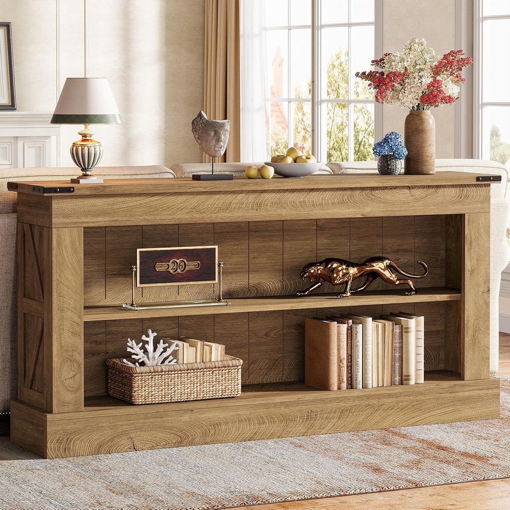 Tribesigns 63-Inch Long Console Table for Entryway, Narrow Long Entry Table w...