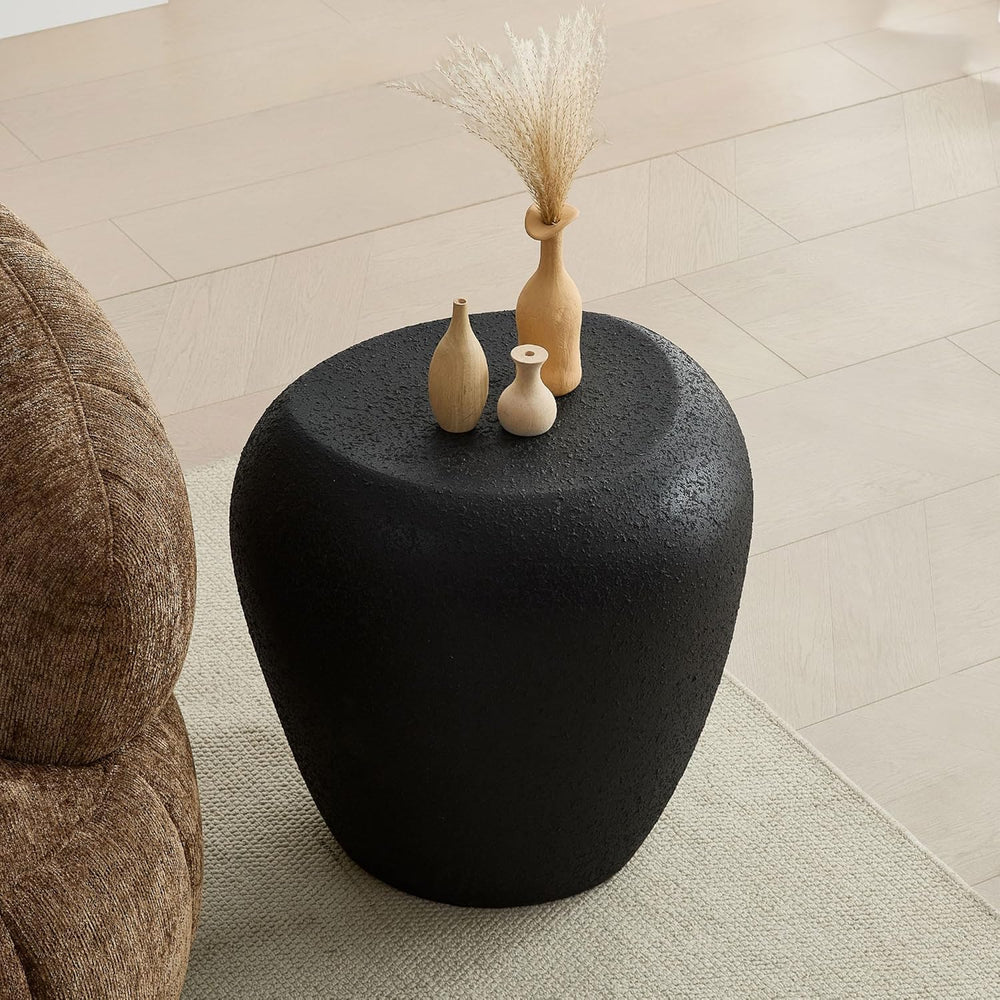 End Tables Faux Marble Side Table Modern Small Accent Table for Sofa Couch,Be...