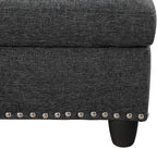Evan Sectional Sofa or Couch with Ottoman for Living Room, Apartment, Bedroom, Office