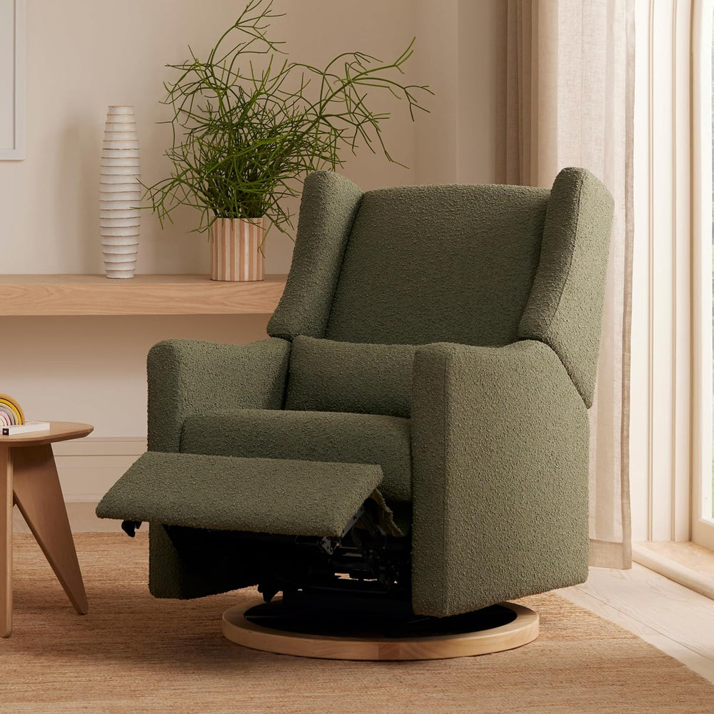 Kiwi Glider Recliner w/Electronic Control and USB | in Olive Boucle w/Light W...