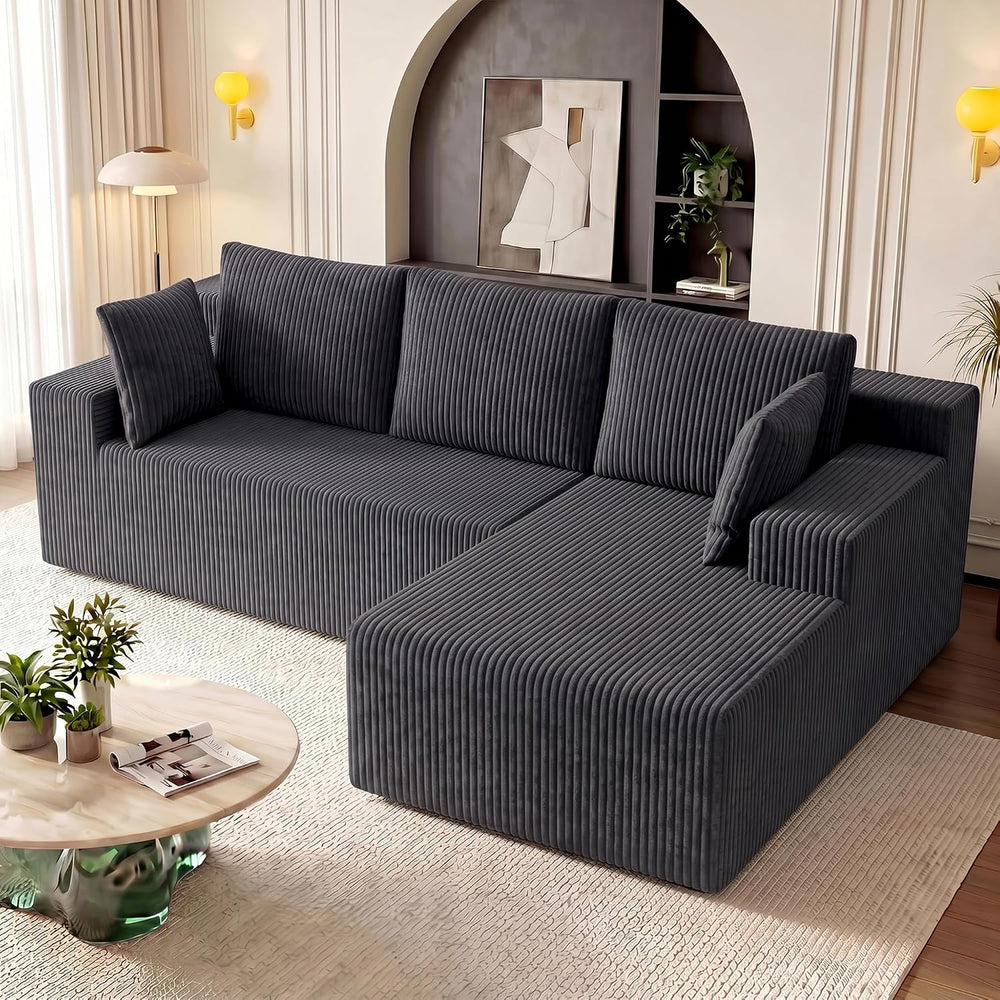 GRUSIGN Cloud Sectional Couches for Living Room, Modular L Shaped Couch with ...