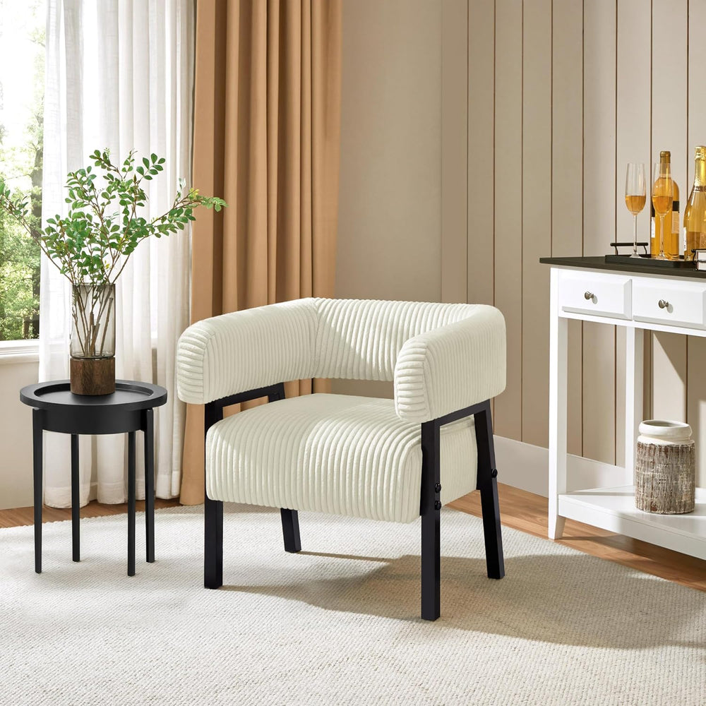 Yaheetech Accent Living Room Chair with Pocket Coiled Seat Set of 1 | Sofa Ar...