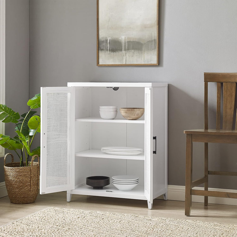 Crosley Furniture Milo Stackable Pantry Storage Cabinet with Shelves, Kitchen...