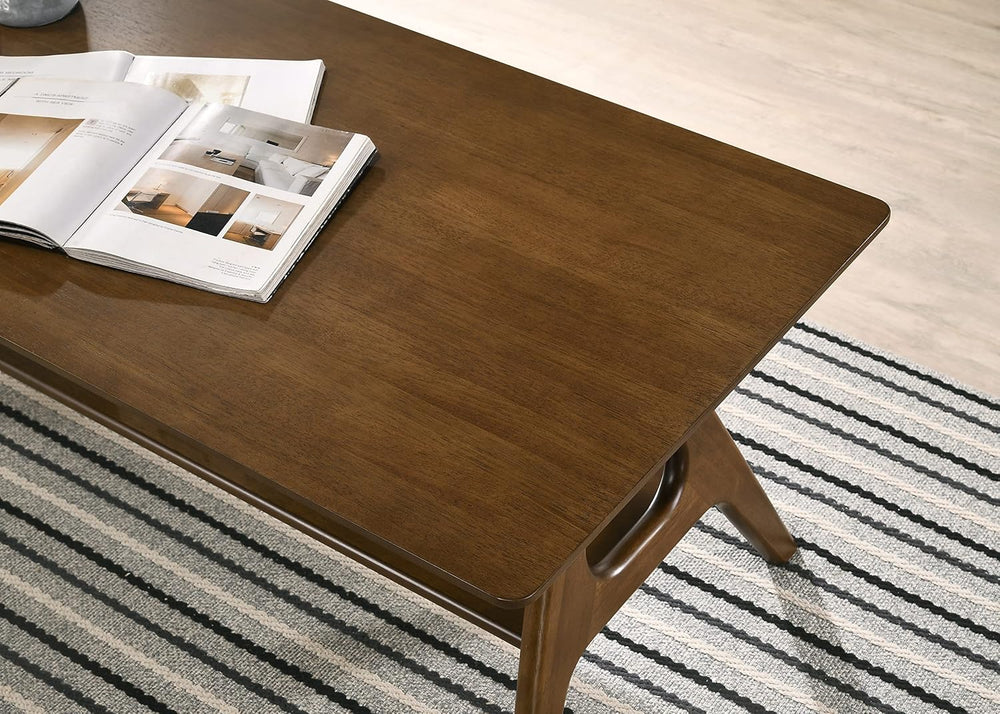 Roundhill Furniture Arona 3-Piece Coffee Table Set, Coffee Table and Two End ...