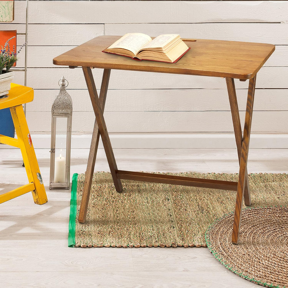 Presto Products Company American Trails Arizona Folding Table with Solid Red ...