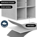 Simple Houseware 20 Section Shelves Hanging Shoes Organizer, Gray | Dual Metal Hooks, 10 Tier, Holds Up to 20 lbs, for Narrow Space