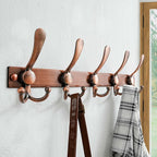 Dseap Coat Rack Wall Mount 2.0 Pro: Heavy Duty 300% Thicker, 16" Stud Mount, Stainless Steel Wall Coat Hooks Hanger for Clothes Jackets Hats Entryway Closet, MaxStrong Series, Antique Copper