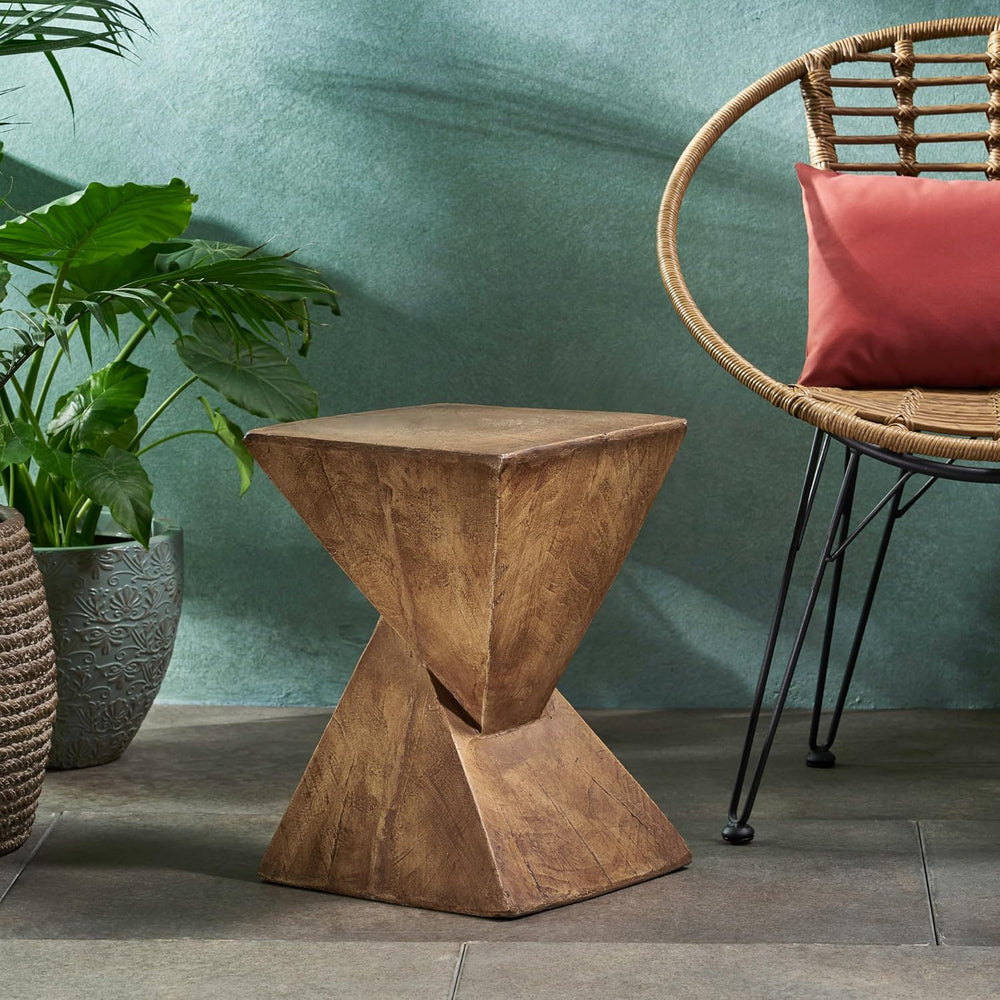 18" H Modern Side Table – Stylish Narrow Cent Table Compatible with Livi...