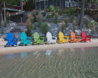 POLYWOOD AD5030AR Classic Folding Adirondack Chair, Height: 35.00" - Width: 29" - Depth: 35.00", Aruba