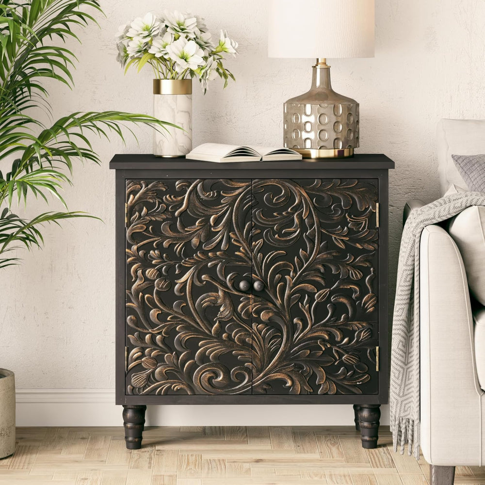 2 Door Farmhouse Storage Cabinet