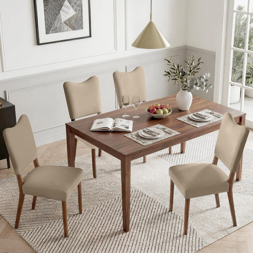 KISLOT Upholstered Dining Chairs Set of 4, Modern Velvet Kitchen Chairs with ...