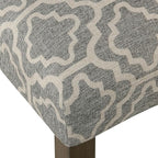 HomePop Parsons Classic Upholstered Accent Dining Chair, Pack of 2, Grey