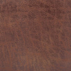 SIMPLIHOME Carlson Ottoman Bench in Distressed Saddle Solid Hardwood Frame with Vegan Faux Leather Upholstery, Vintage-Inspired Seating for Living Room, 44.5" Wide, Brown