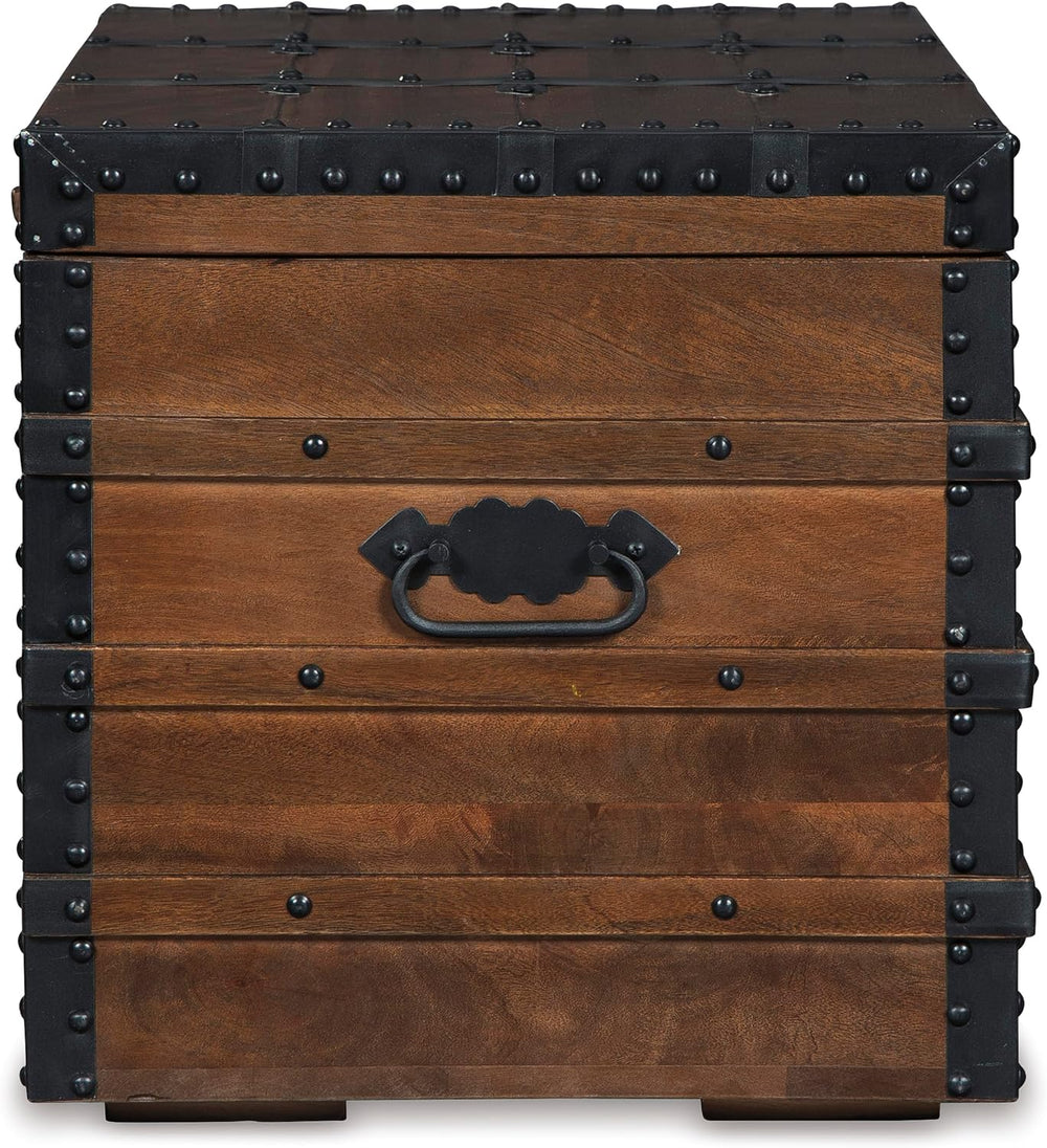 Signature Design by Ashley Storage Trunk Coffee Table, Brown, Kettleby | Coff...