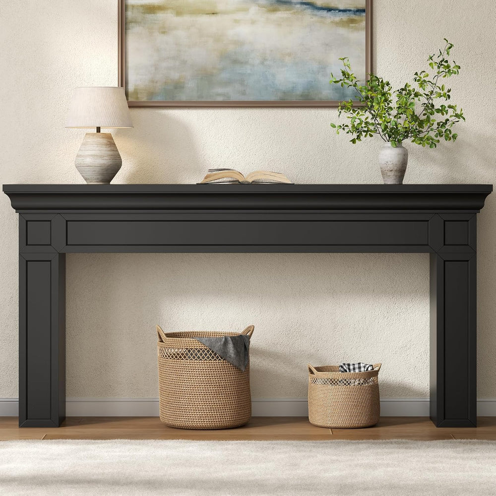 Loomie 63" Long Console Tables for Entryway, Modern Rectangular Sofa Tab...