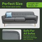 BEN'SHOME® Deep Couch Cushion Support for fix Sagging Seats - Heavy Duty Solid .5" Wood Sofa Support Board | Adjustable 58"-67" x 25" Under Cushion Insert | Non-Slip Furniture Saver | 400 LB Capacity