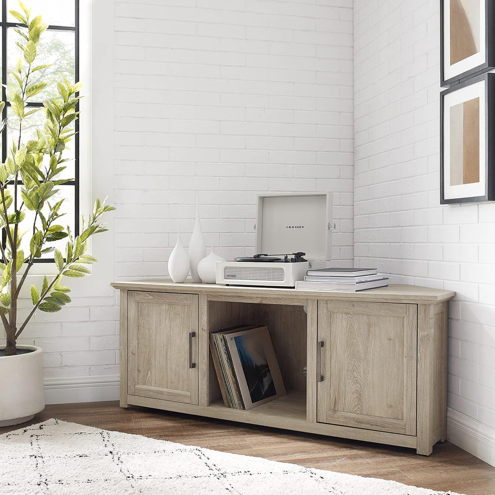 Crosley Furniture Camden Corner TV Stand for 65+ inch TVs, Entertainment Cent...