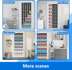 over the door shoe organizer,2025 upgraded,over door shoe organizer,35 Huge clear pockets,Store size 13 shoes,shoe organizer,Strong material,hooks Suitable for various doors,Black